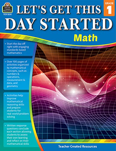 Beispielbild fr Let's Get This Day Started: Math Grade 1: Grade 1 zum Verkauf von -OnTimeBooks-