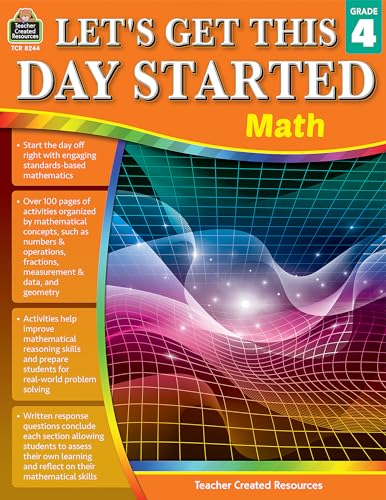 Stock image for Let's Get This Day Started: Math (Gr. 4) for sale by Better World Books