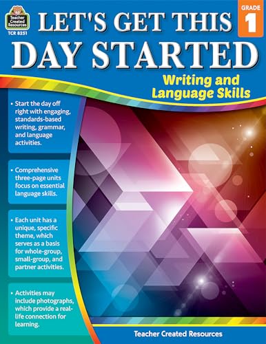 Stock image for Let's Get This Day Started: Writing and Language Skills Grade 1: Grade 1 for sale by HPB-Emerald