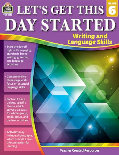 Imagen de archivo de Let's Get This Day Started: Writing and Language Skills (Gr. 6) a la venta por ThriftBooks-Dallas