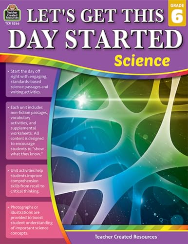 Stock image for Let's Get This Day Started: Science (Gr. 6) for sale by Revaluation Books