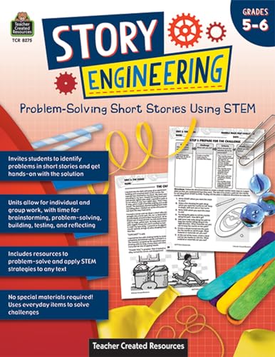 Stock image for Story Engineering: Problem-Solving Short Stories Using Stem (Gr. 5-6) for sale by GF Books, Inc.