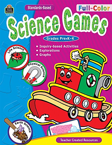 Imagen de archivo de Full-Color Science Games, PreK-K a la venta por Wonder Book