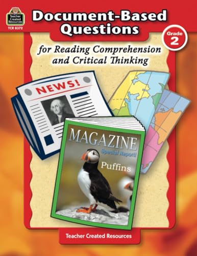 Imagen de archivo de Document-Based Questions for Reading Comprehension and Critical Thinking: Grade 2 a la venta por -OnTimeBooks-