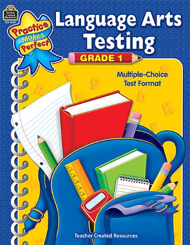 Language Arts Testing Grade 1: Multiple-choice Test Format (Practice Makes Perfect) (9781420686128) by Jones, Mary S.; Mcmeans, Julia