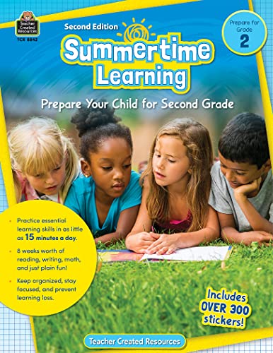 Stock image for Summertime Learning, Second Edition (Prep. for Gr. 2) for sale by Once Upon A Time Books