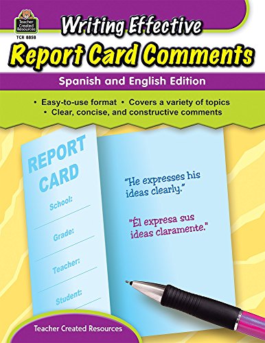 Stock image for Writing Effective Report Card Comments for sale by Revaluation Books
