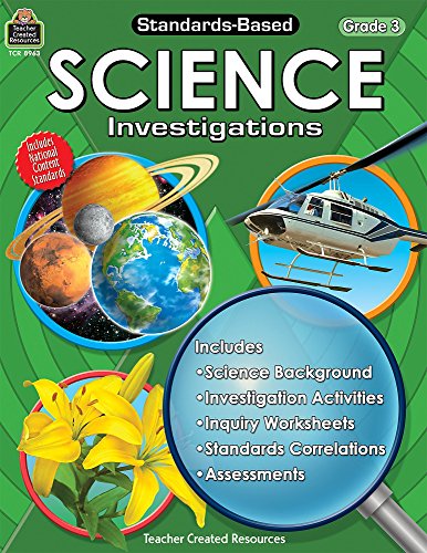 Beispielbild fr Standards-Based Science Investigations, Grade 3 zum Verkauf von SecondSale