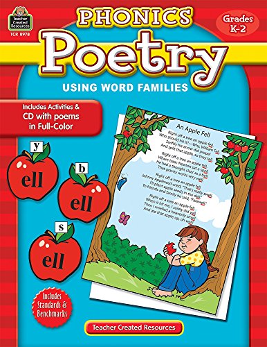 Imagen de archivo de Phonics Poetry Using Word Families Grades K-2 a la venta por HPB-Ruby