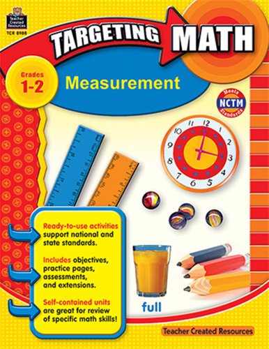 Stock image for Teacher Created Resources 8988 Teacher Created Resources Targeting Math, Measurement, Grades 1-2 for sale by SecondSale