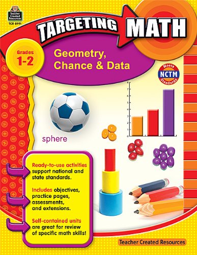 Stock image for Targeting Math: Geometry, Chance & Data, Grades 1-2 for sale by SecondSale