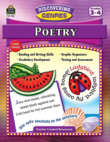 9781420690514: Poetry, Grades 3-4: Discovering Genres