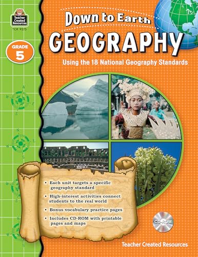 Stock image for Down to Earth Geography, Grade 5 for sale by SecondSale