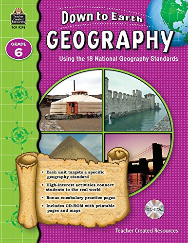 Beispielbild fr Down to Earth Geography, Grade 6 zum Verkauf von Better World Books