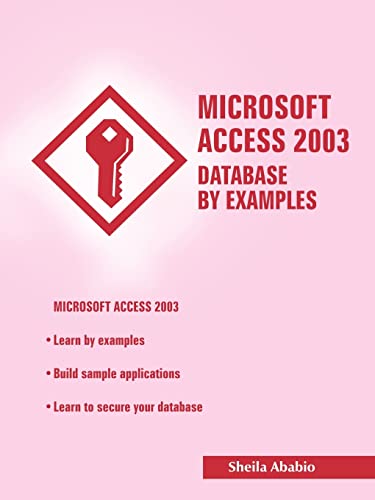 Stock image for Microsoft Access 2003 Database by Examples for sale by Chiron Media