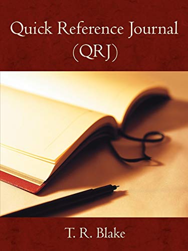 9781420853834: Quick Reference Journal (QRJ)