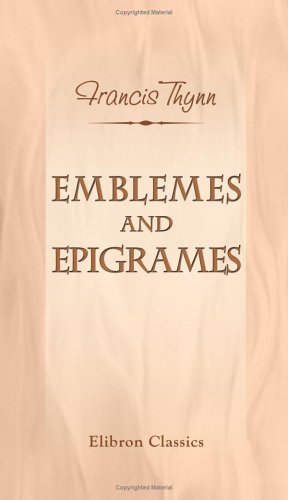 Stock image for Emblemes and Epigrames for sale by Revaluation Books