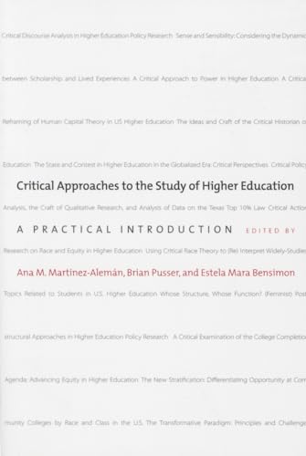 Beispielbild fr Critical Approaches to the Study of Higher Education zum Verkauf von Blackwell's
