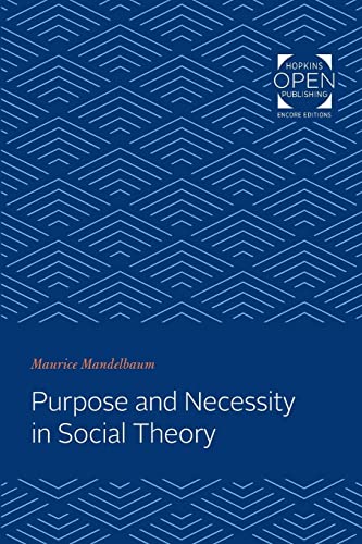 Stock image for Purpose and Necessity in Social Theory for sale by Blackwell's