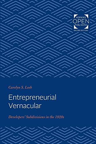 Beispielbild fr Entrepreneurial Vernacular zum Verkauf von Blackwell's