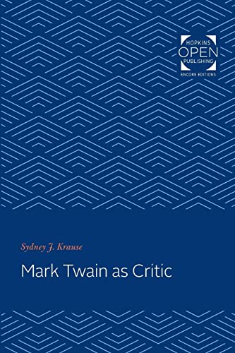 Beispielbild fr Mark Twain as Critic zum Verkauf von Blackwell's