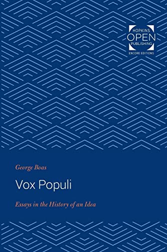 9781421435039: Vox Populi: Essays in the History of an Idea