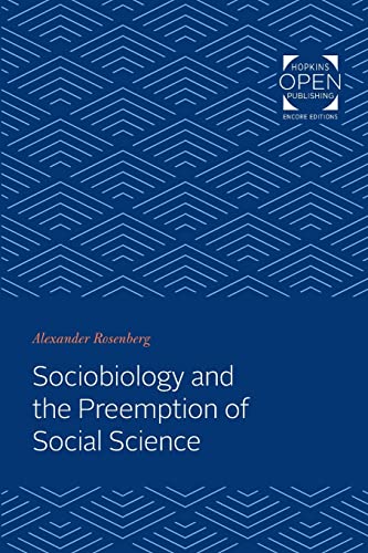 Beispielbild fr Sociobiology and the Preemption of Social Science zum Verkauf von Chiron Media