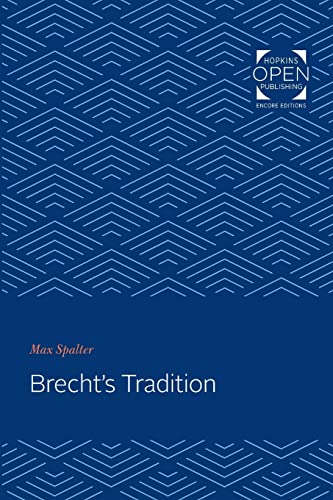 Beispielbild fr Brecht's Tradition zum Verkauf von Chiron Media