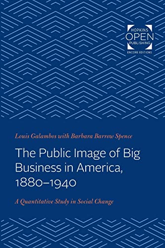 Beispielbild fr The Public Image of Big Business in America, 1880-1940 zum Verkauf von Blackwell's