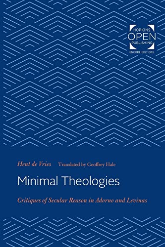 Beispielbild fr Minimal Theologies Critiques of Secular Reason in Adorno and Levinas zum Verkauf von PBShop.store US