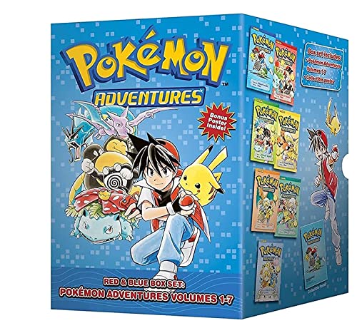 9781421550060: Pokmon Adventures Red & Blue Box Set: Set includes Vol. 1-7: Volume 1 (Pokmon Manga Box Sets)