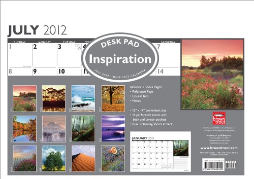 Inspiration 2013 Academic Desk Pad (9781421602400) by [???]