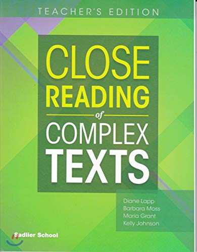 Beispielbild fr Close Reading of Complex Texts Teacher  s Edition Grade 3 zum Verkauf von HPB-Red