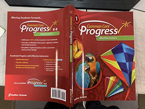 Imagen de archivo de Common Core Progress Mathematics Grade 1 a la venta por SecondSale