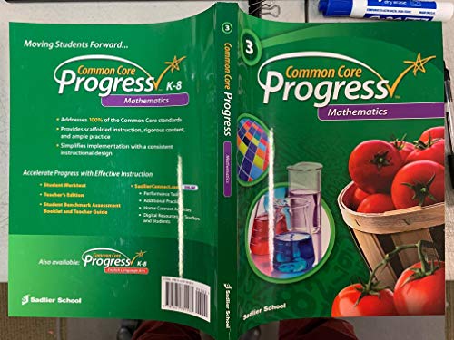 Stock image for Progress in Mathematics, Common Core Edition, Grade 3 for sale by Idaho Youth Ranch Books