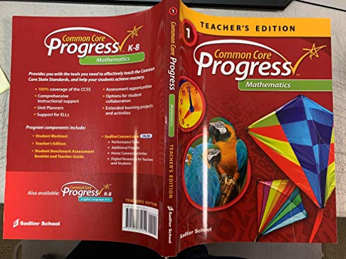 Beispielbild fr Common Core Progress Mathematics Grade 1 Teacher Edition zum Verkauf von Wonder Book
