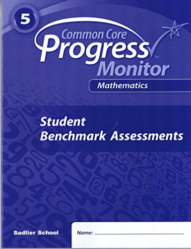 Beispielbild fr Common Core Progress Monitor Mathematics  2014 Student Benchmark Assessments Grade 5 zum Verkauf von Books From California