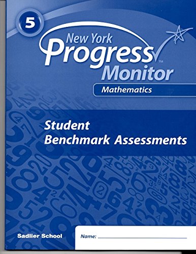 Beispielbild fr Progress in Mathematics (New York Common Core Progress Monitor 5th Grade, Student Benchmark Assessments) zum Verkauf von BooksRun