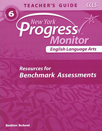 Stock image for Progress in Mathematics (New York Common Core Progress Monitor 6th Grade, Student Benchmark Assessments) for sale by Bookmonger.Ltd