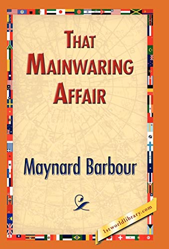 Stock image for That Mainwaring Affair for sale by PBShop.store US