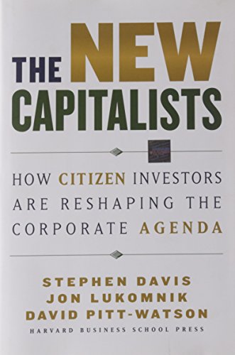 Imagen de archivo de The New Capitalists: How Citizen Investors Are Reshaping the Corporate Agenda a la venta por BookHolders