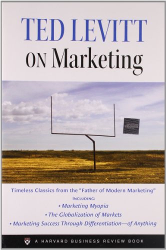 Imagen de archivo de Ted Levitt on Marketing a la venta por Better World Books Ltd