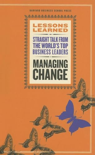 Beispielbild fr Managing Change: Fifty Lessons, Lessons Learned Series zum Verkauf von WorldofBooks