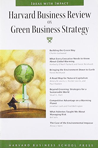 Stock image for Harvard Business Review on Green Business Strategy (Harvard Business Review Paperback Series) for sale by Front Cover Books