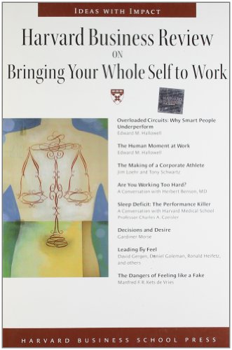 Stock image for Harvard Business Review on Bringing Your Whole Self to Work (Harvard Business Review Paperback Series) for sale by SecondSale