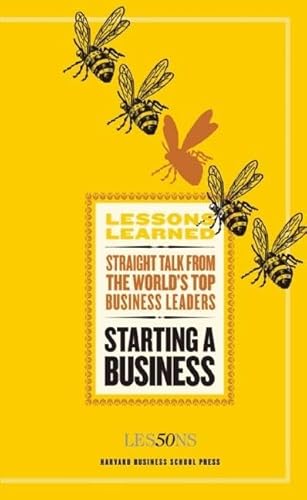 Stock image for Starting a Business (Lessons Learned) for sale by Gulf Coast Books