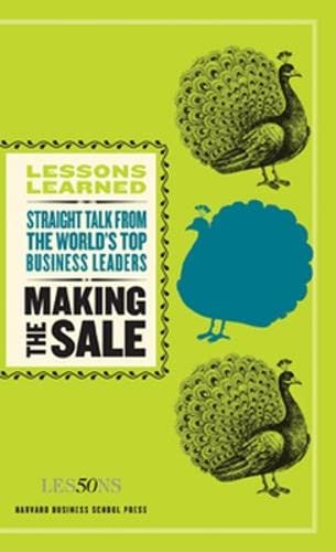 9781422123027: Making the Sale (Lessons Learned)