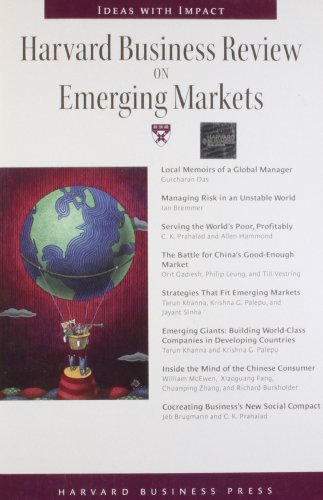 Harvard Business Review on Emerging Markets (Harvard Business Review Paperback Series) (9781422126493) by Harvard Business Press