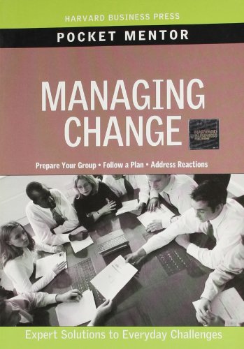 9781422129692: Managing Change (Harvard Pocket Mentor)