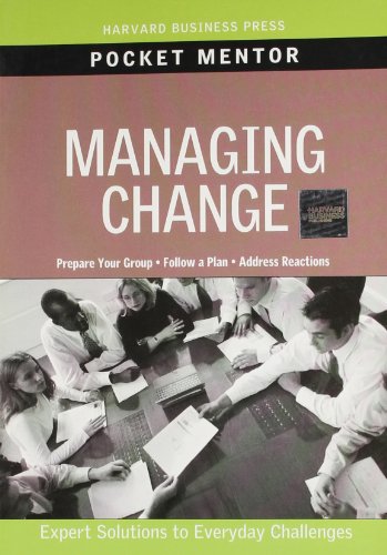 9781422129692: Managing Change (Pocket Mentor)